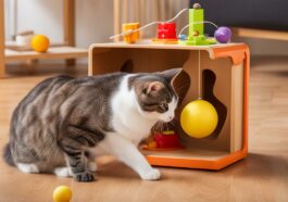 Aktivitätsspielzeug für übergewichtige Katzen: Mentale Herausforderung