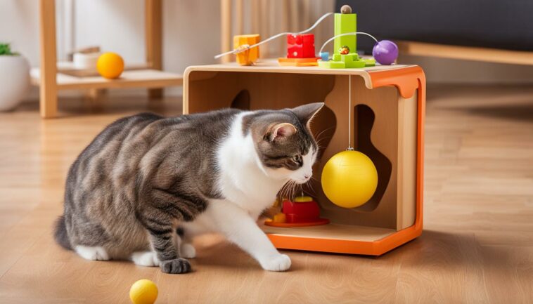 Aktivitätsspielzeug für übergewichtige Katzen: Mentale Herausforderung