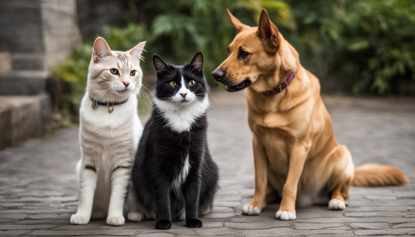 Beziehung zwischen Katzen und Hunden: Körpersprache interpretieren