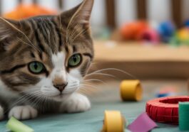 DIY-Recycling-Spielzeug für Katzen: Umweltfreundliche mentale Anreize