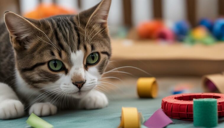 DIY-Recycling-Spielzeug für Katzen: Umweltfreundliche mentale Anreize