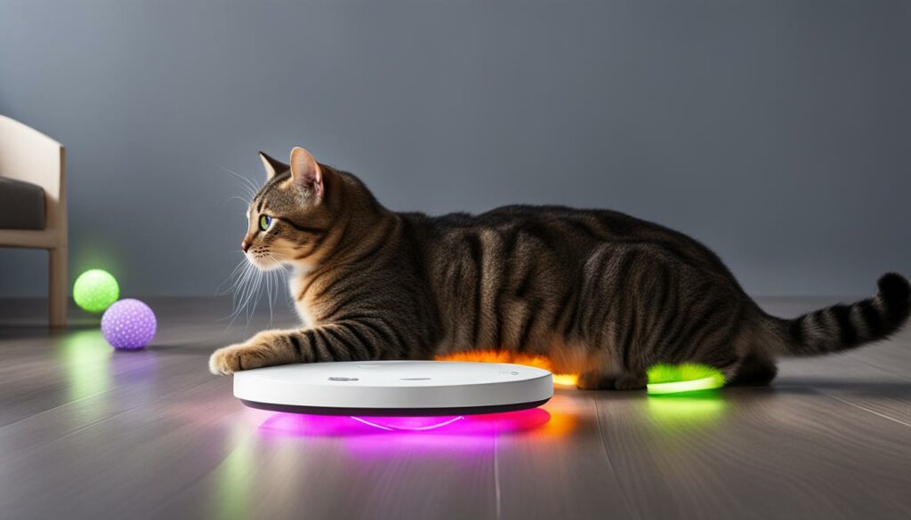 Elektronisches Katzenspielzeug zur geistigen Stimulation