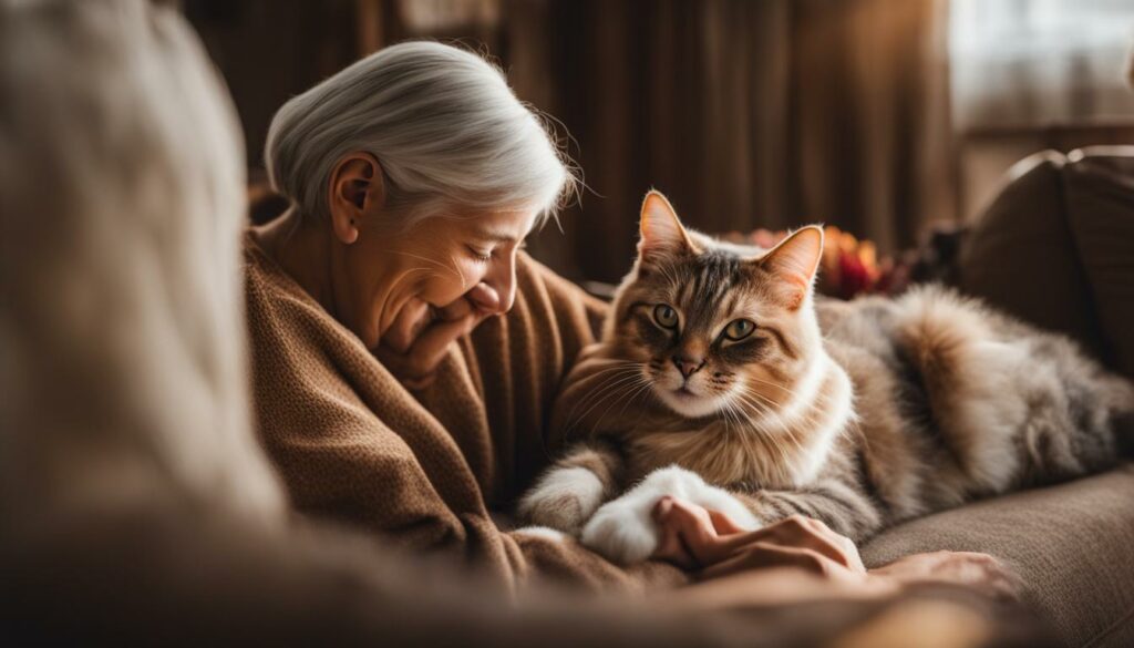 Geriatrische Katzenpflege