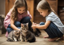 Geschwisterkinder und Katzen: Teamarbeit für ein harmonisches Familienleben