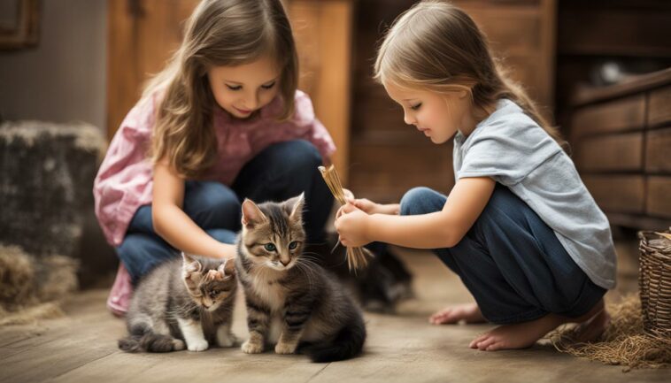 Geschwisterkinder und Katzen: Teamarbeit für ein harmonisches Familienleben