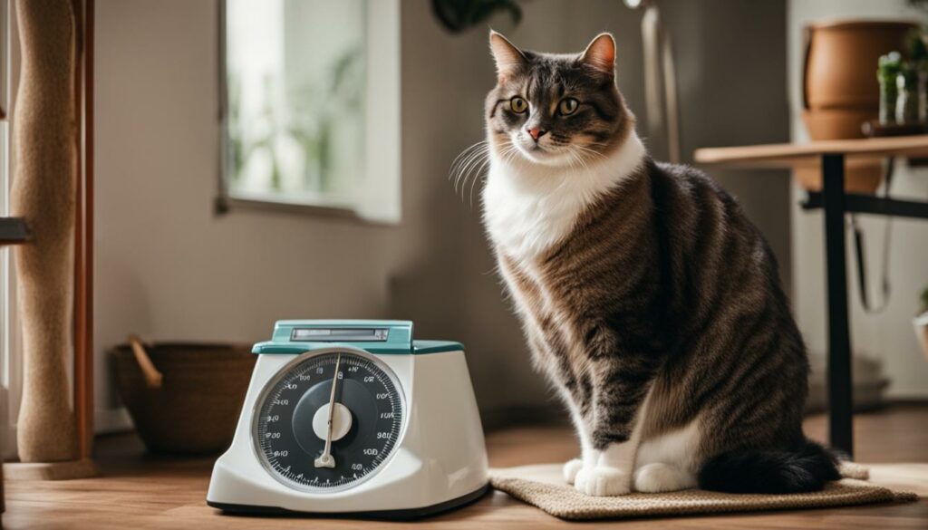 Gewichtskontrolle von Indoor-Katzen