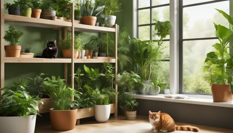 Indoor-Garten für Katzen: Pflanzenauswahl und Sicherheitsüberlegungen