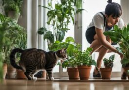 Indoor-Pflanzen und Katzenerziehung: Sicheres Verhalten fördern