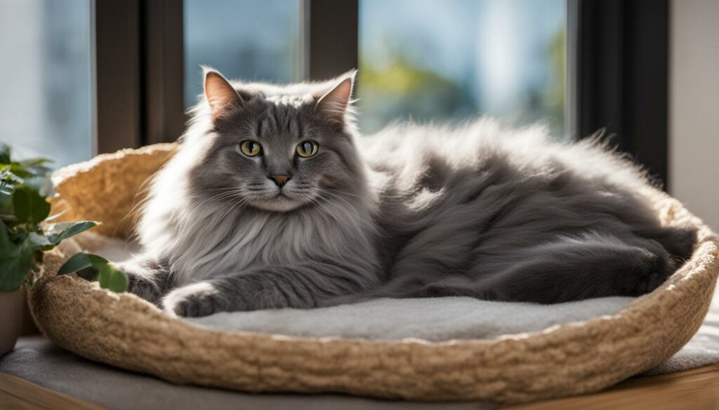 Katze auf einem Liegeplatz