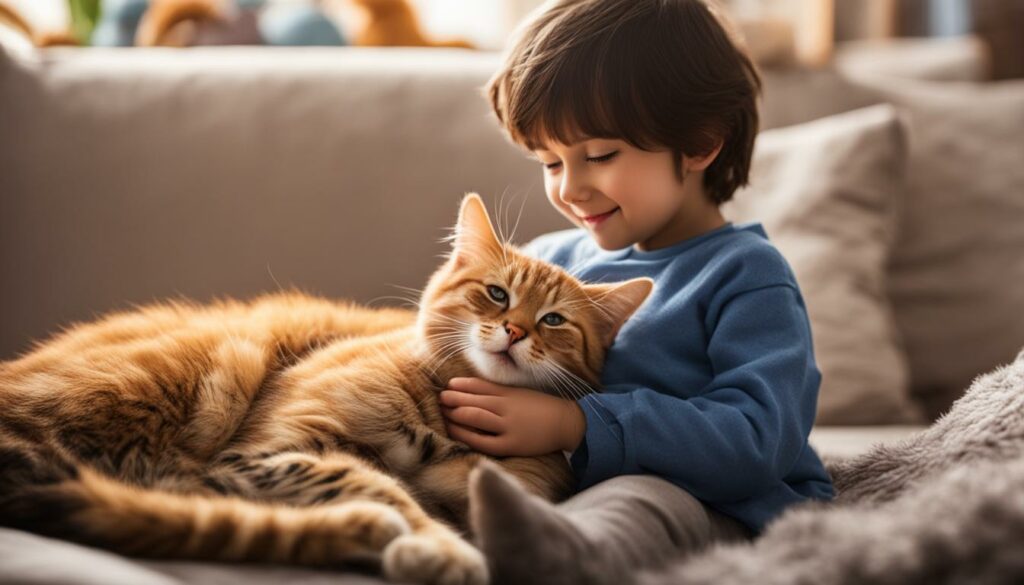 Katzen als emotionale Unterstützung für Kinder