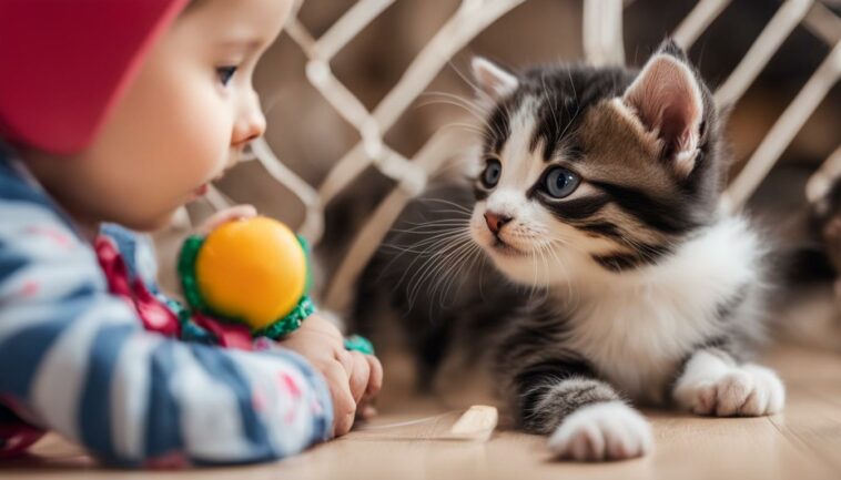 Katzen und Kleinkinder: Sicherheitsmaßnahmen für eine harmonische Koexistenz