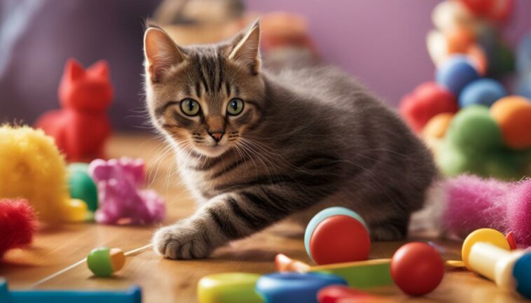 Katzen und Langzeitspielzeug: Unterhaltung für stundenlangen Spaß