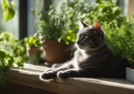 Katzenkräuterfensterbank: Frische Kräuter für die Katze ohne Bedenken