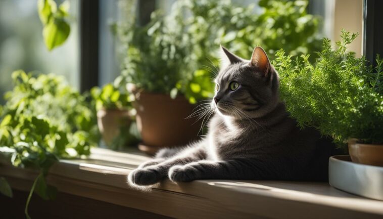 Katzenkräuterfensterbank: Frische Kräuter für die Katze ohne Bedenken