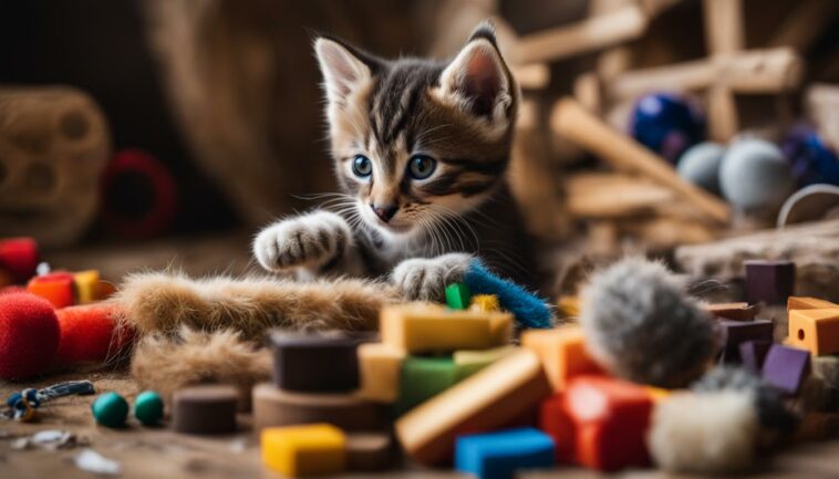 Katzenkrallen und Spielsachen: Natürliche Abnutzung durch aktive Spiele