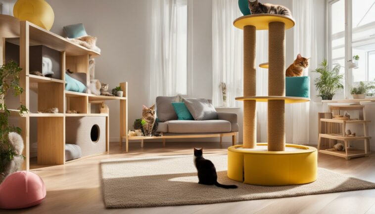 Katzenzimmer in der Wohnung: Abgegrenzte Bereiche für Ruhe und Spiel