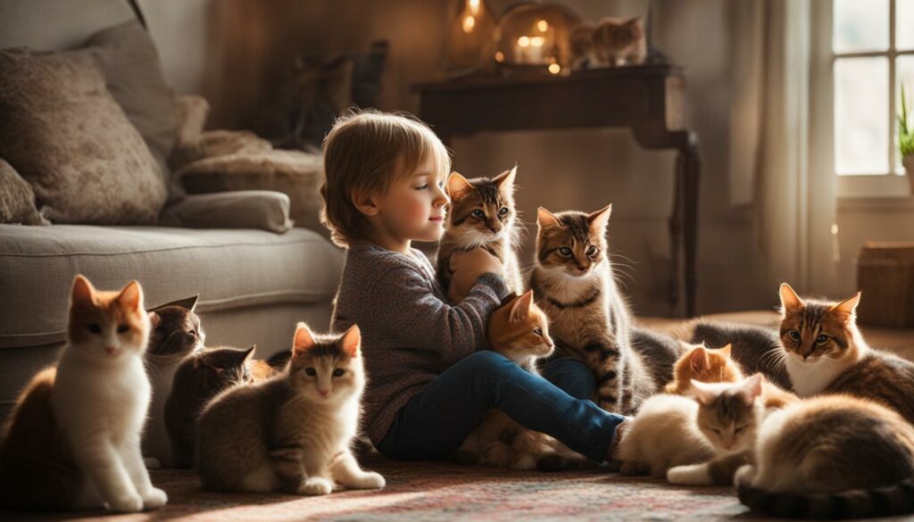 Kindertherapie mit Katzen