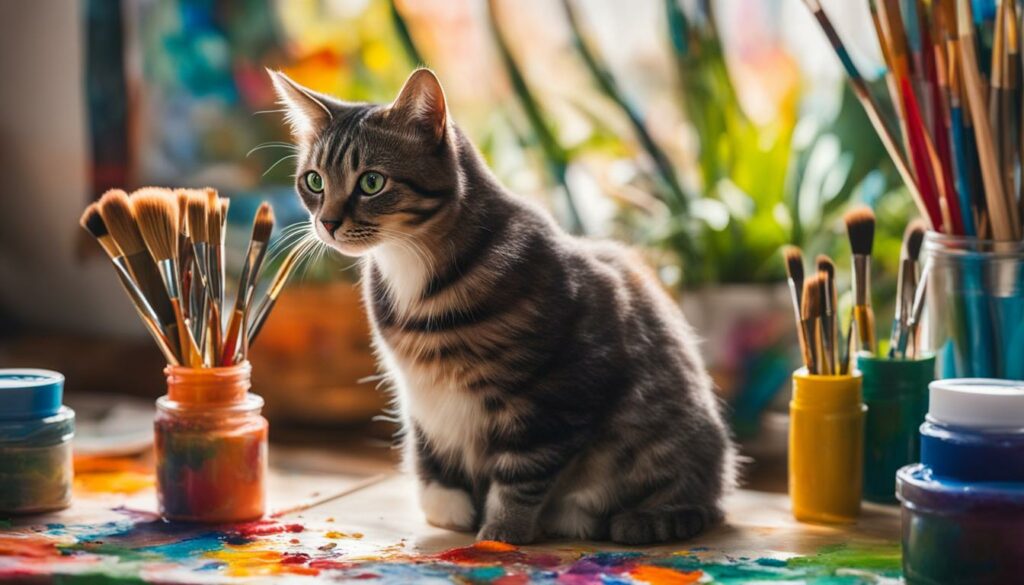 Kunstprojekte für Katzen