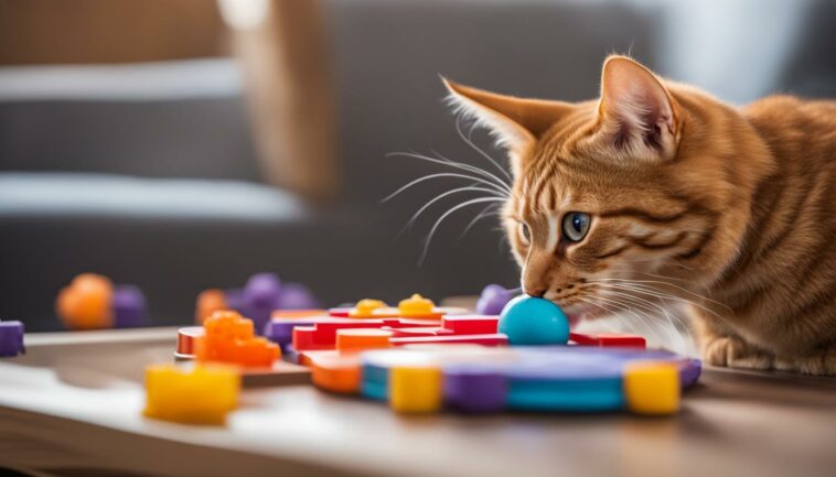 Mentale Herausforderungen für Katzen: Spielzeug als Denksport