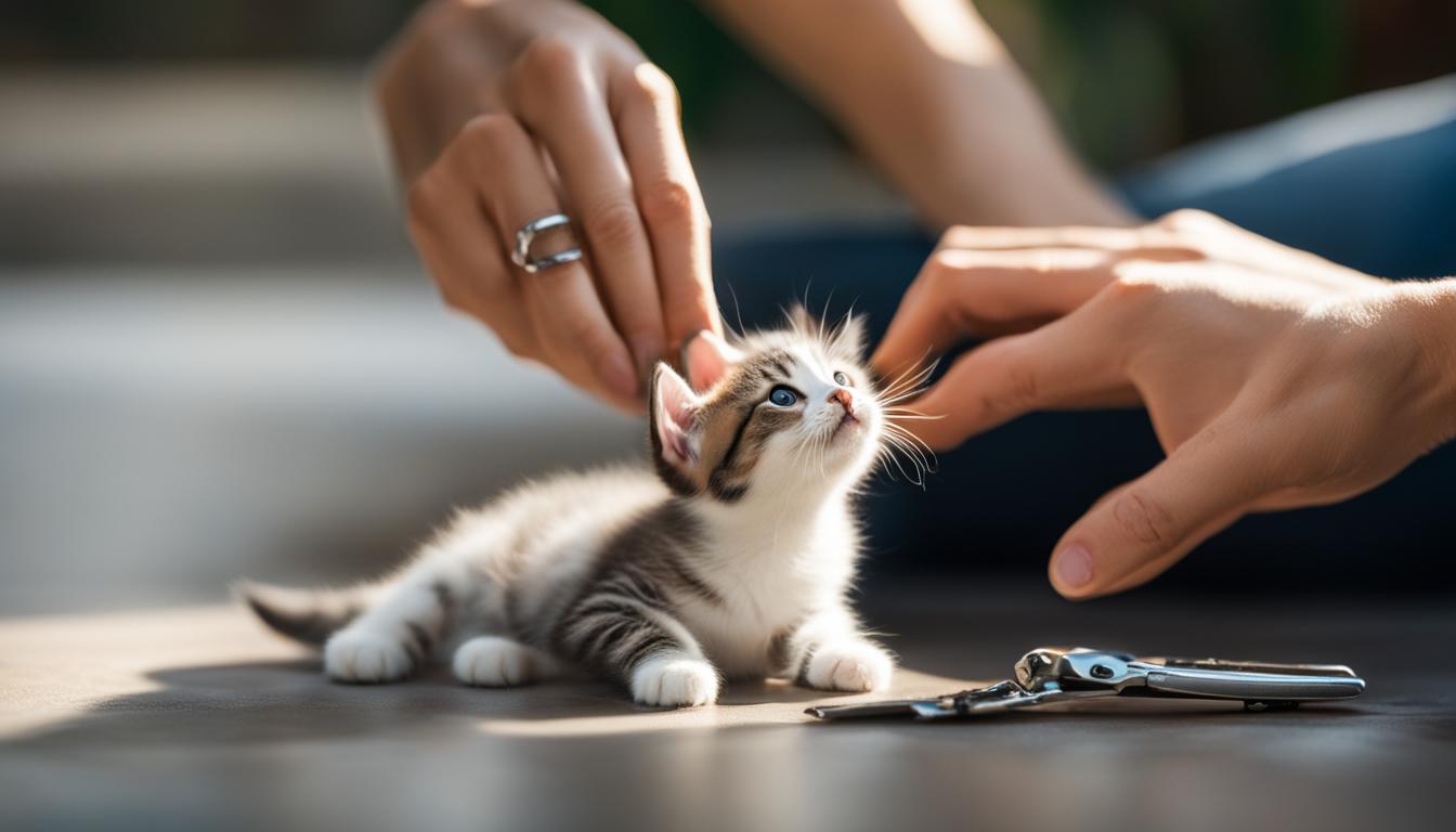 Nagelschneide-Routine für Kitten: Gewöhnung von Anfang an