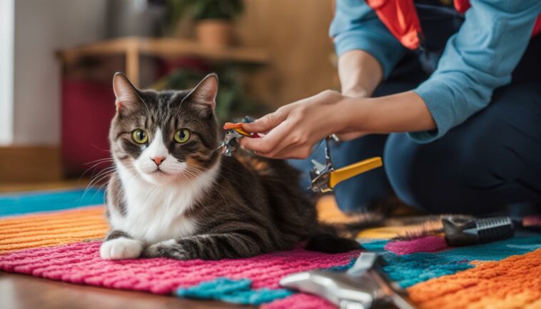 Nagelschneide-Training für nervöse Katzen: Geduld und Belohnungen einsetzen