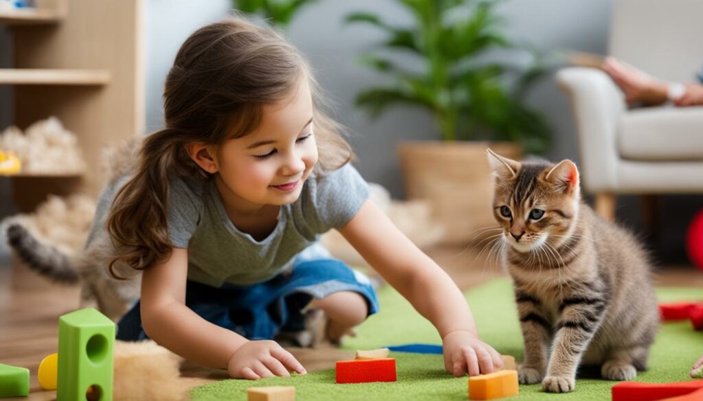 Sicheres Spielen mit Katzen