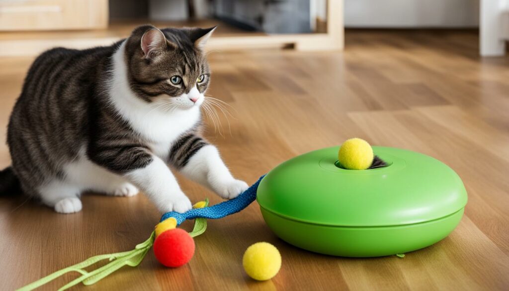 Sicherheitsaspekte bei Aktivitätsspielzeug für übergewichtige Katzen