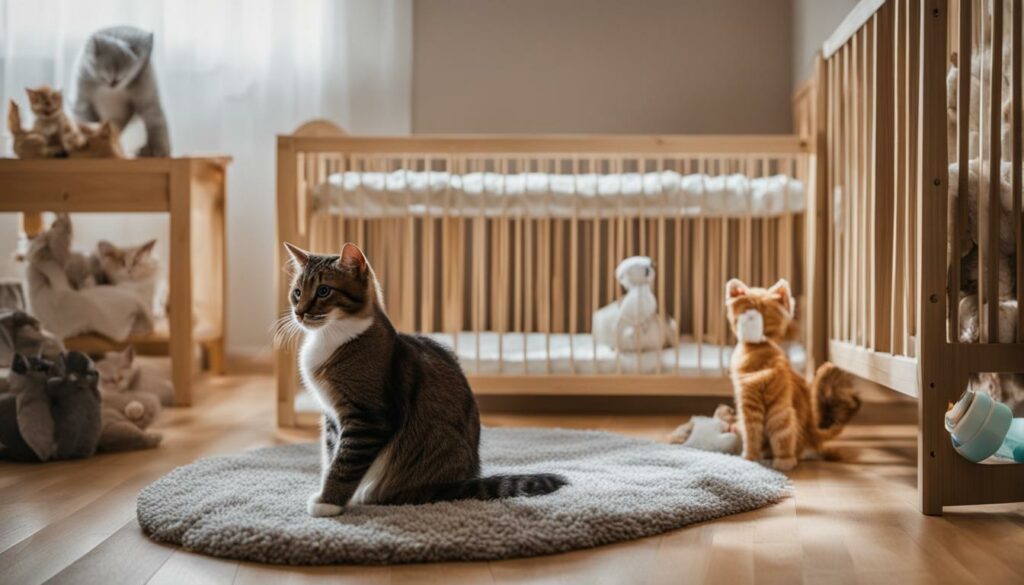 Sicherheitsmaßnahmen für Katzen und Babys