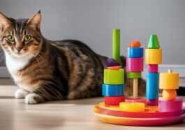 Spielzeugrotation für Indoor-Katzen: Abwechslung für mentale Stimulation