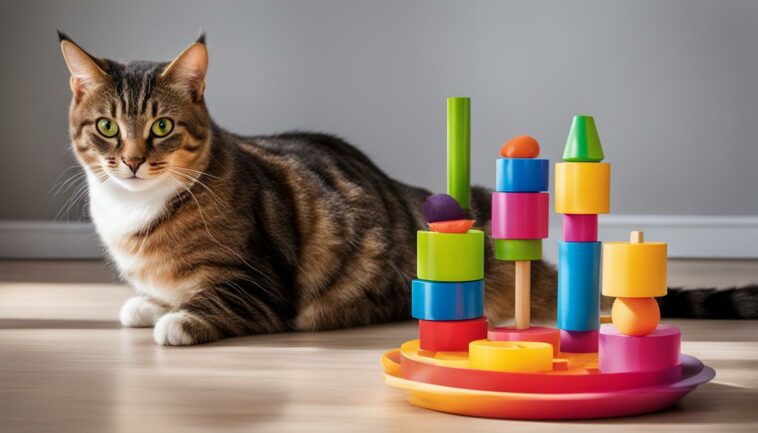 Spielzeugrotation für Indoor-Katzen: Abwechslung für mentale Stimulation