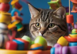 Spielzeugrotation für Katzen: Abwechslung für mentale Herausforderung