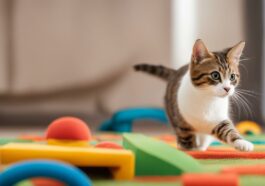 Umweltbereicherung für Katzen: Körpersprache durch Spiel fördern