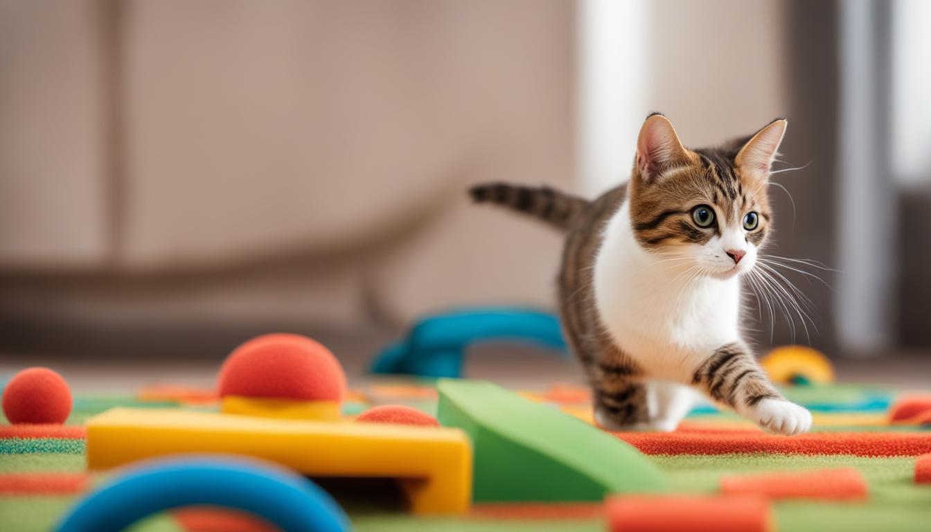 Umweltbereicherung für Katzen: Körpersprache durch Spiel fördern