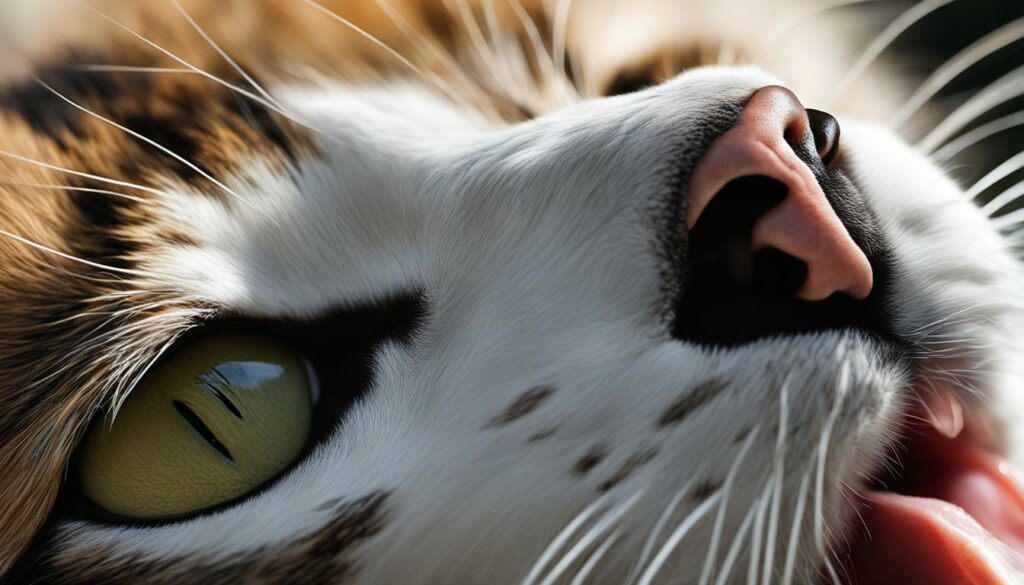 Verbindung zwischen Katzenzunge und putzenden Bewegungen