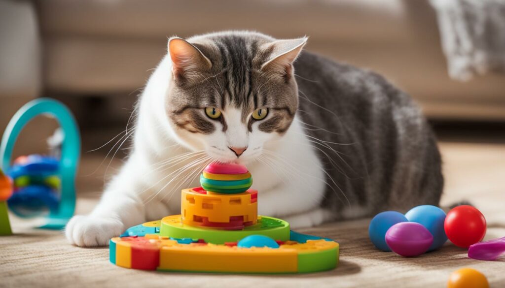 Vorteile von Aktivitätsspielzeug für übergewichtige Katzen