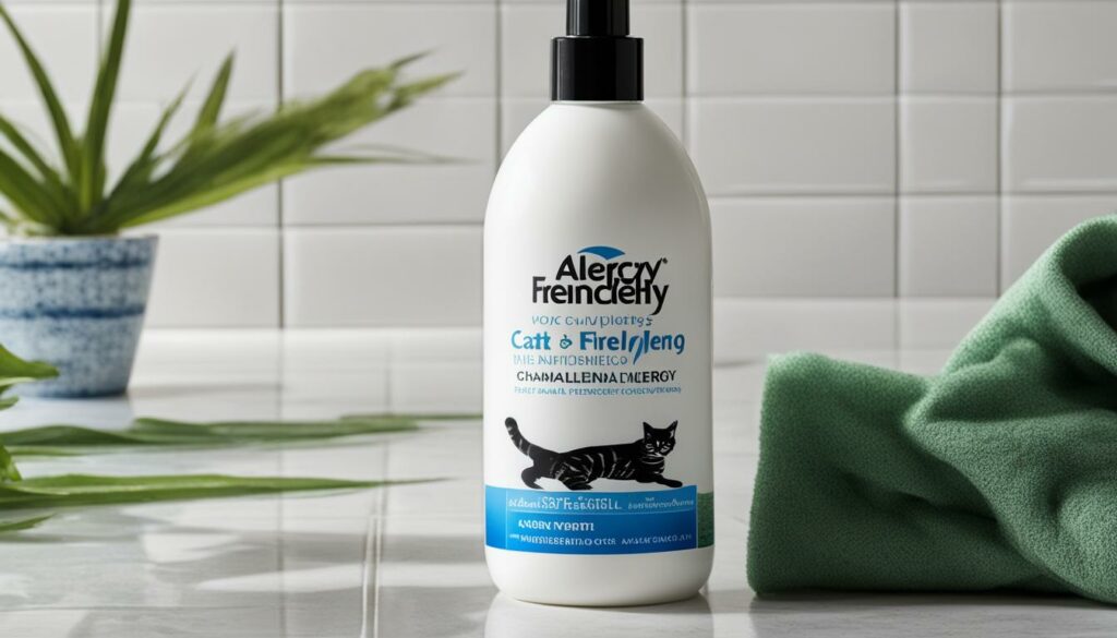 allergiearmes Katzenshampoo und Reinigungsmittel