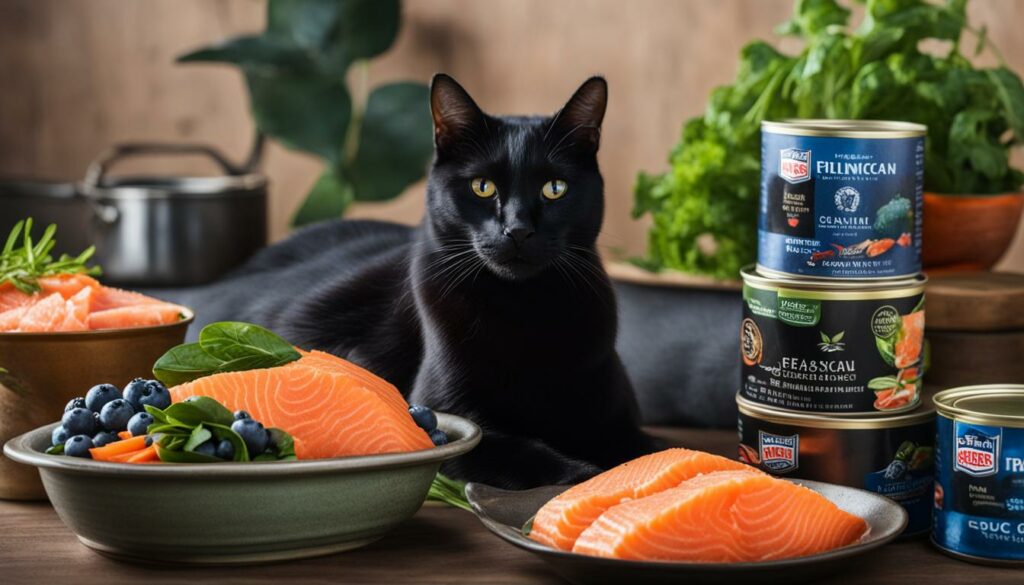 gesunde Ernährung für glänzendes Katzenfell