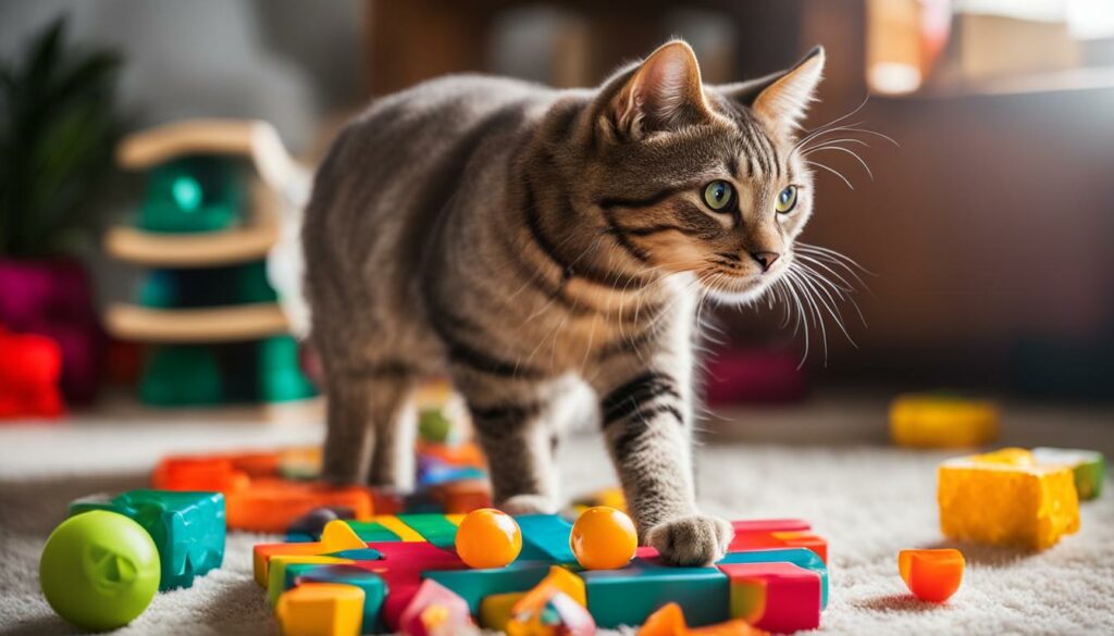 mentale Stimulation für Katzen