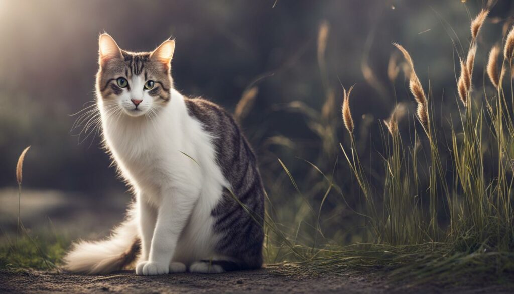 zitternder Katzenschwanz